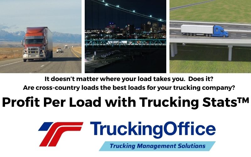 Profit Per Load with Trucker Stats&trade;
