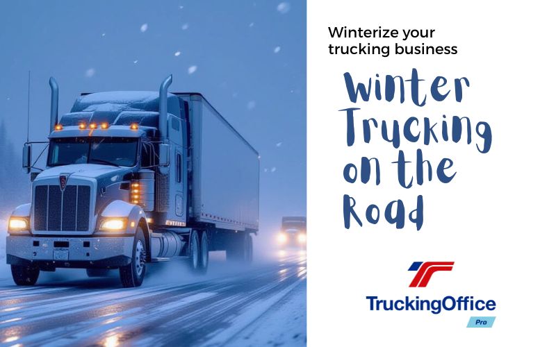 Winter Trucking on the Road